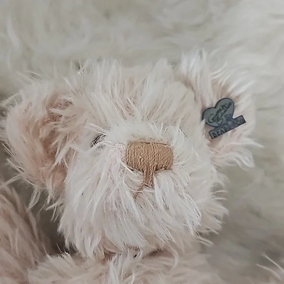 Vintage Annette Funicello mohair jointed plush stuffed Teddy Bear fuzzy 18-in - Picture 8 of 12